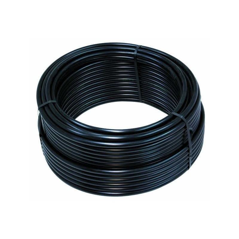 PE hadice pro závlahu. Průměr 20 mm, tloušťka stěny 1,6 mm.
