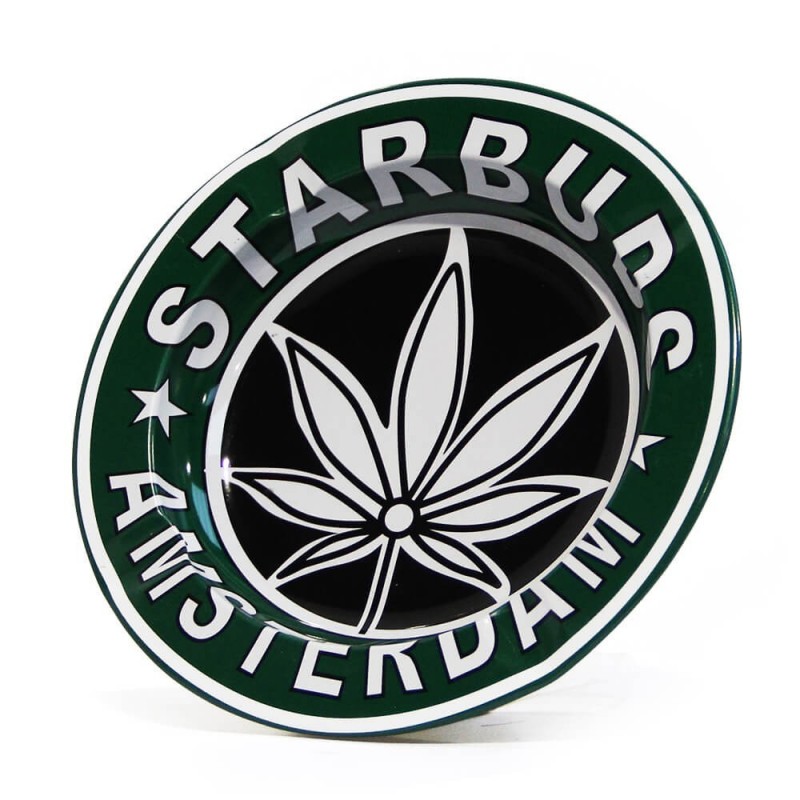 Kovový popelník- Starbuds Amsterdam