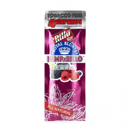 Hemparillo Hemp Wraps Berries x4 blunts 1ks
