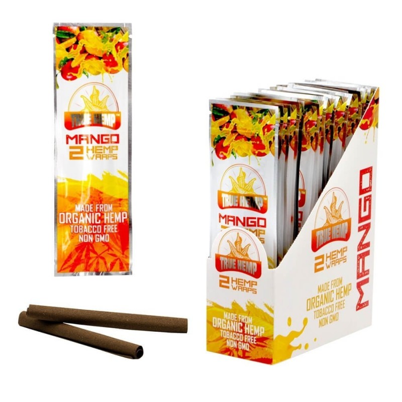 True Hemp Tobacco Free Mango Hemps Wraps 1ks